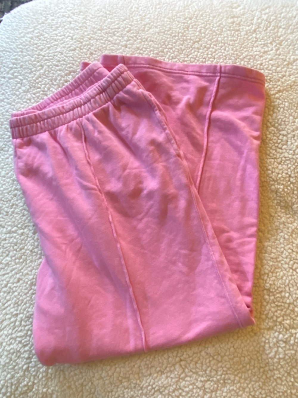 Aerie Skater wife leg Soft Pink Lounge Sweatpants